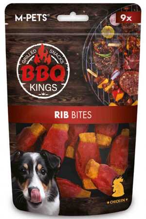 M-pets BBQ Kings Rib Bites Tavuklu Köpek Ödül Maması 115gr - Thumbnail