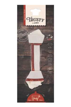 M-Pets Trusty Beef Düğümlü Kemik Köpek Ödül Maması 20.3cm 85gr - Thumbnail