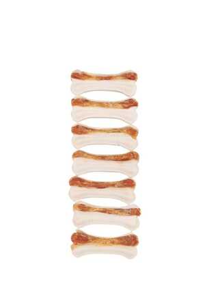 M-Pets Trusty Chicken Press Kemik Köpek Ödül Maması 7li 7.7cm 140gr - Thumbnail (1)