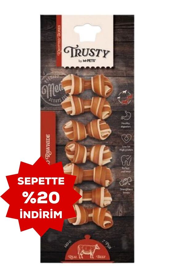 M-Pets Trusty Beef Tatlı Patatesli Ödül Maması 7li 6,4cm 140gr