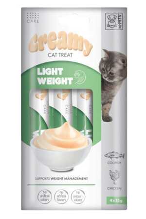 M-Pets Light Weight Fonksiyonel Creamy Kedi Ödülü 4x15gr - Thumbnail