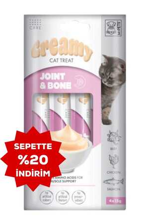M-Pets Joint & Bone Fonksiyonel Creamy Kedi Ödülü 4x15gr - Thumbnail