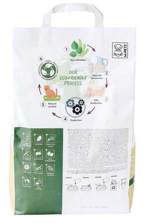 M-Pets Soya Organik Naturel Kedi Kumu 10lt - Thumbnail