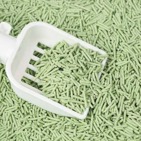 M-Pets Soya Organik Yeşil Çaylı Kedi Kumu 10lt - Thumbnail