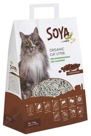 M-PETS - M-Pets Soya Organik Kahveli Kedi Kumu 10lt