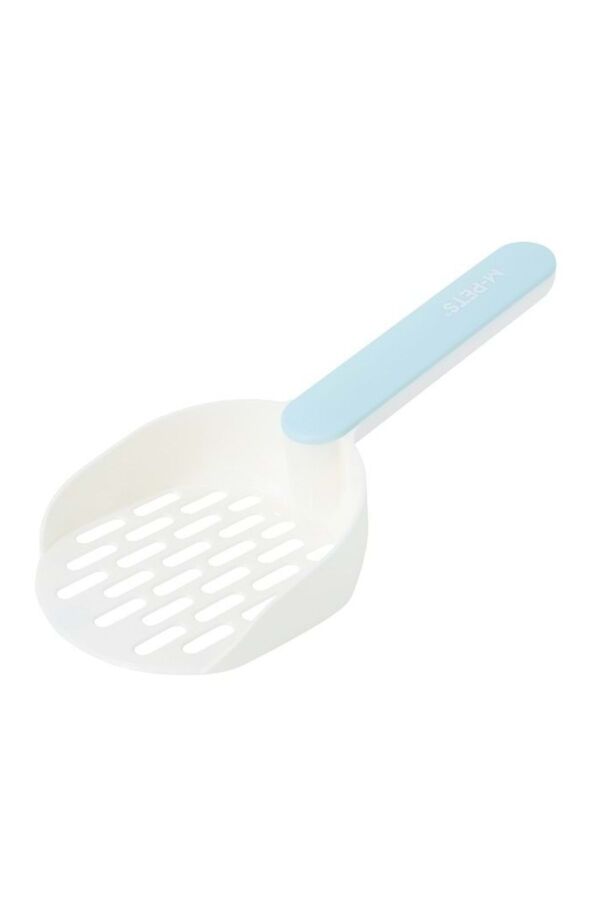 M-Pets Peak Kedi Kumu Küreği Seti Mavi-Beyaz