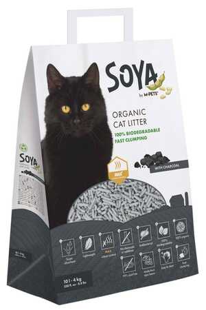 M-PETS - M-Pets Soya Organik Karbonlu Kedi Kumu 10lt