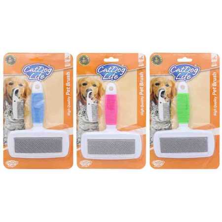 Cat/Doglife Kedi ve Köpekler İçin İnce Telli Fırça+Tarak Large - Thumbnail (1)