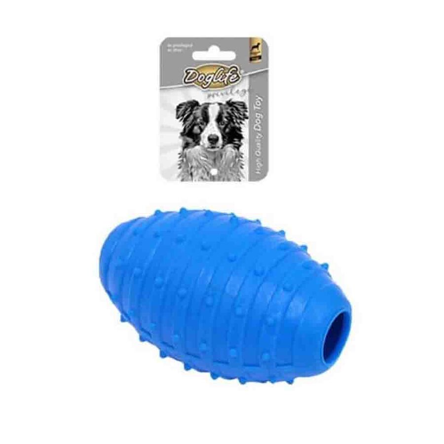 Doglife Köpekler İçin Kauçuk Rugby Zilli Oyuncak
