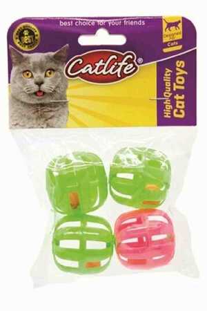 CATLIFE - Catlife Zilli Kedi Oyuncağı 4lü Paket