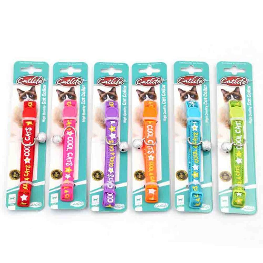 Catlife Kediler İçin Zilli Boyun Tasması Mix Color Catlife Kediler İçin Zilli Boyun Tasması Mix Color