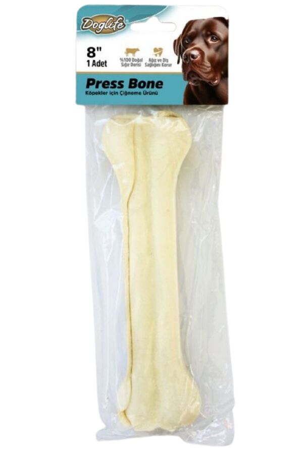 Doglife Press Kemik White Tekli Paket 160gr 