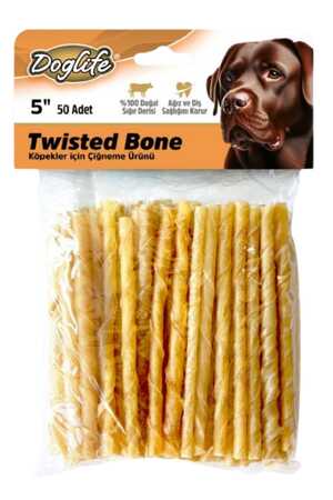 DOGLIFE - Doglife Burgu Çubuk Naturel 5-6gr/Ad 50li