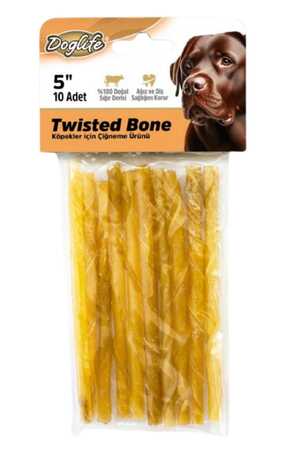 DOGLIFE - Doglife Burgu Çubuk Naturel 5-6gr/Ad.10lu