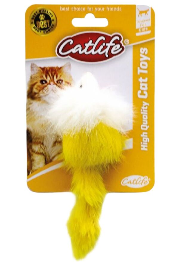 Catlife Kediler İçin Tüylü Renkli Fare 