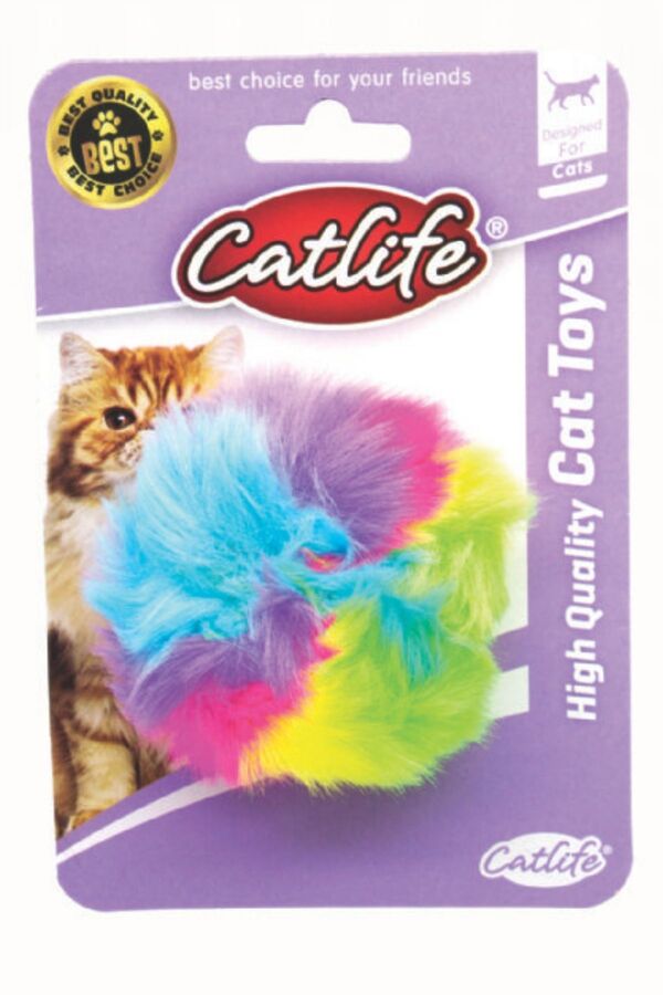 Catlife Kediler için Tüylü Gökkuşağı Oyuncak  Catlife Kediler için Tüylü Gökkuşağı Oyuncak