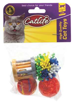 CATLIFE - Catlife Zilli Kedi Oyuncağı 4lü Paket 