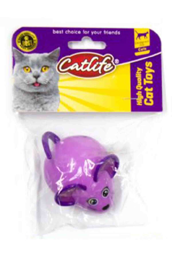 Catlife Kurmalı Renkli Fare Kedi Oyuncağı Catlife Kurmalı Renkli Fare Kedi Oyuncağı