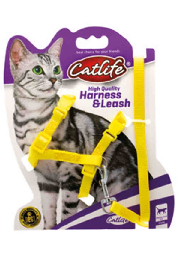 Catlife Göğüs Tasması+Gezdirme Kayışı Mix Color Catlife Göğüs Tasması+Gezdirme Kayışı Mix Color