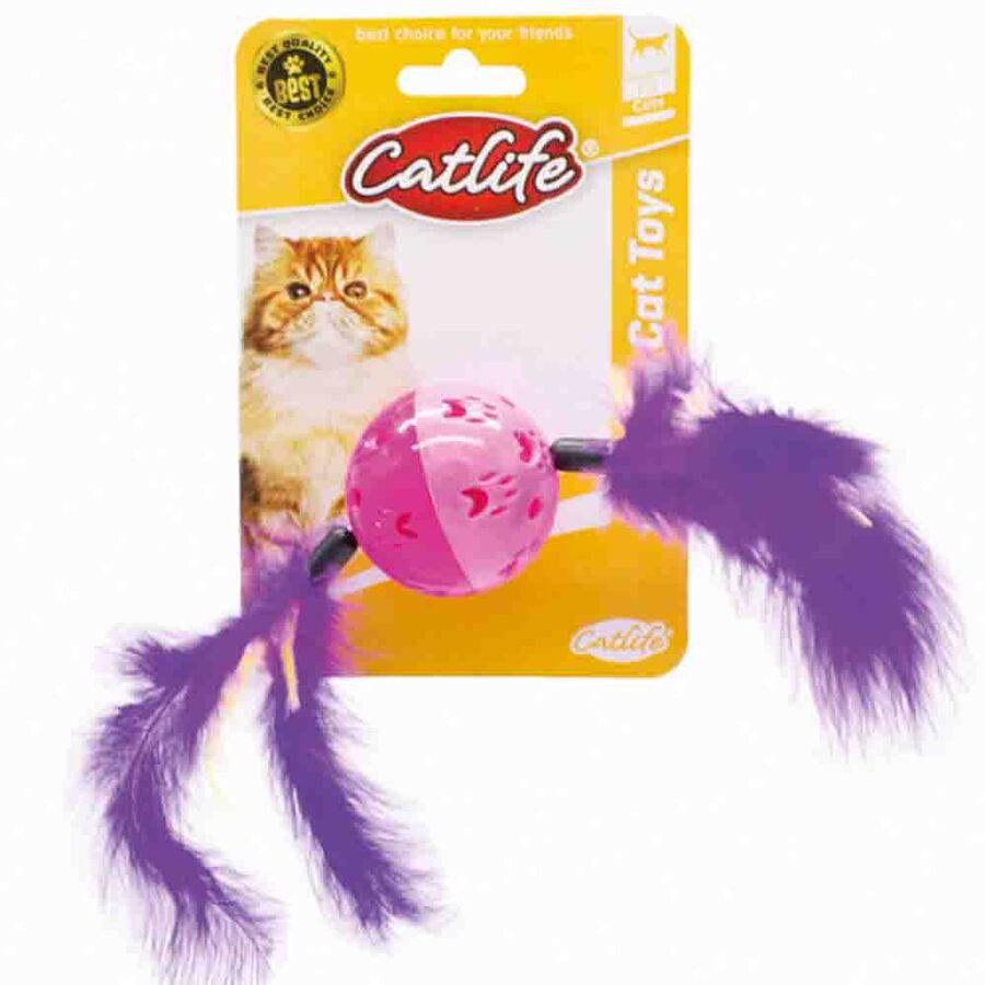 Catlife Zilli Tüylü Top Kedi Oyuncağı Catlife Zilli Tüylü Top Kedi Oyuncağı