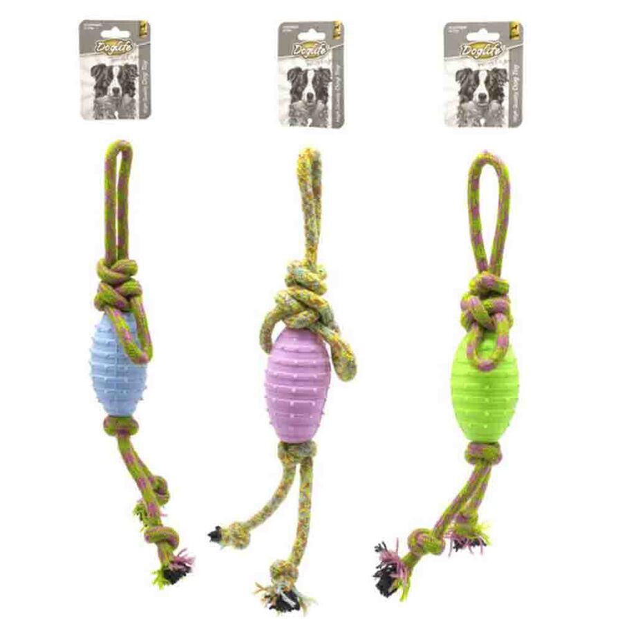 Doglife Köpekler İçin Kauçuk İpli Top Oyuncak Doglife Köpekler İçin Kauçuk İpli Top Oyuncak