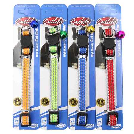 Catlife Kediler İçin Zilli Boyun Tasması Mix Color - Thumbnail (1)
