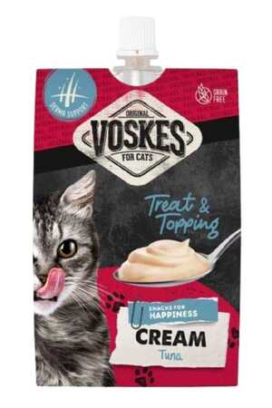 VOSKES - Voskes Ton Balıklı Cream Kedi Ödül Maması 90gr
