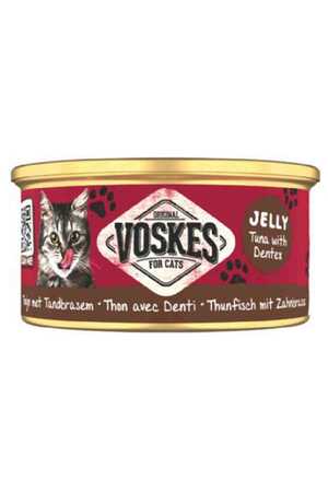 VOSKES - Voskes Ton Balıklı ve Sinagritli Kedi Konservesi 85gr
