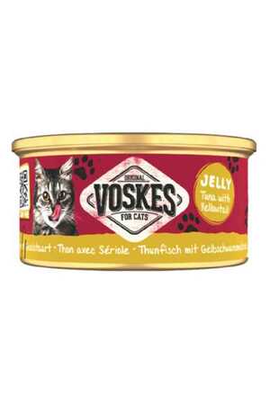 VOSKES - Voskes Ton Balıklı ve Sarıkuyruk Balıklı Kedi Konservesi 85gr