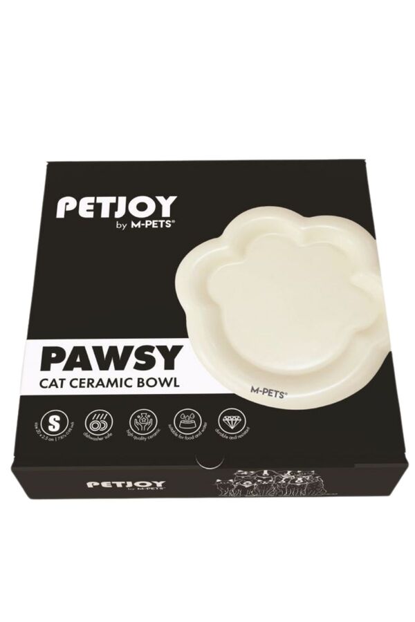 M-Pets Pawsy Seramik Mama Kabı White 100ml