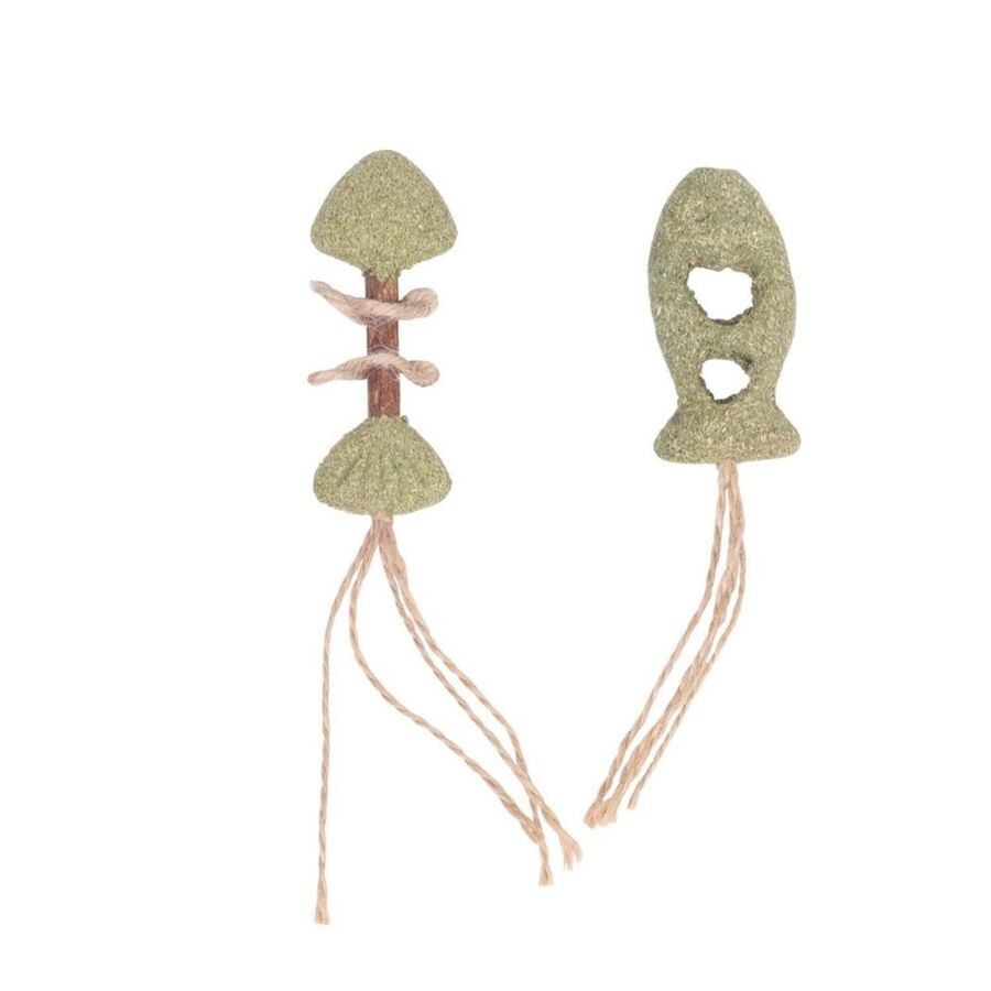 M-Pets Charmy Fishes Kedi Otlu Kedi Oyuncağı