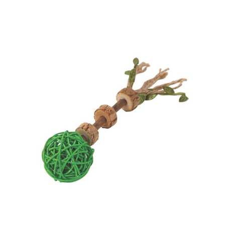 M-Pets Charmy Amulet Matatabi Kedi Oyuncağı Yeşil - Thumbnail (2)