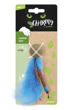 M-PETS - M-Pets Charmy Bugbear Kedi Otlu Kedi Oyuncağı Mavi