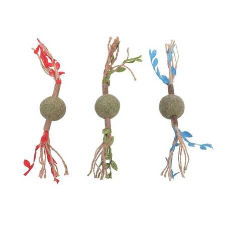 M-Pets Charmy Brancy Kedi Otlu Kedi Oyuncağı Mavi - Thumbnail (3)