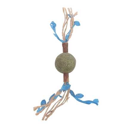 M-Pets Charmy Brancy Kedi Otlu Kedi Oyuncağı Mavi - Thumbnail (2)