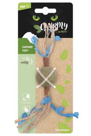 M-PETS - M-Pets Charmy Brancy Kedi Otlu Kedi Oyuncağı Mavi