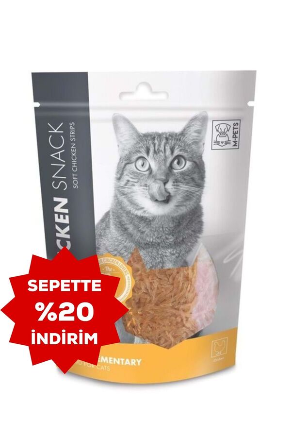 M-Pets Soft Tavuklu Yumuşak Kedi Ödül Maması 80gr