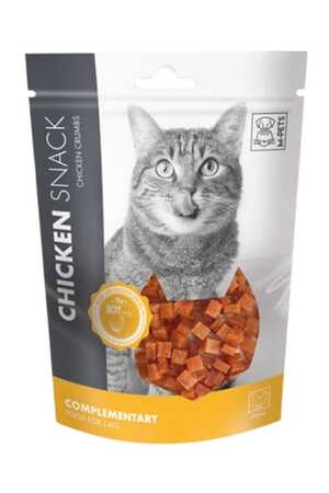 M-Pets Tavuk Kırıntılı Kedi Ödül Maması 80gr - Thumbnail