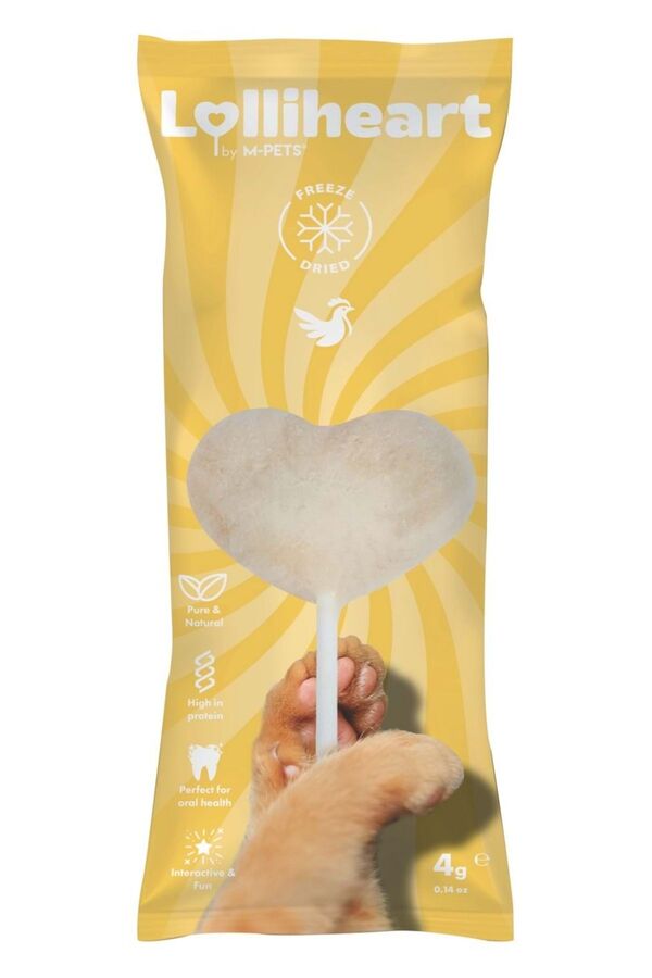 M-Pets Lolliheart Tavuklu Kedi Ödülü 4gr