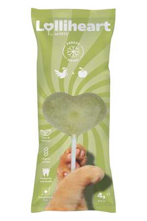 M-PETS - M-Pets Lolliheart Tavuklu ve Elmalı Kedi Ödülü 4gr