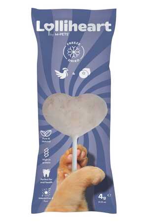 M-PETS - M-Pets Lolliheart Tavuklu ve Yaban Mersinli Kedi Ödülü 4gr