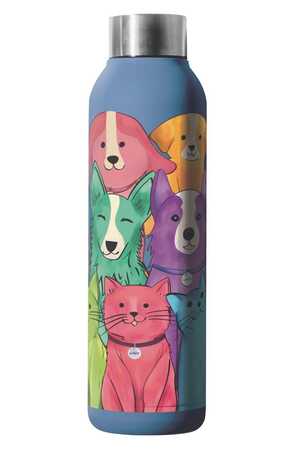 M-Pets Petjoy Purrfect Pet Family Termos Açık Mavi 500ml