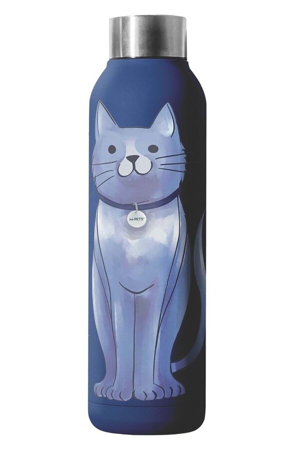 M-Pets Petjoy Purrfect Moonpie Termos Mavi 500ml - 1