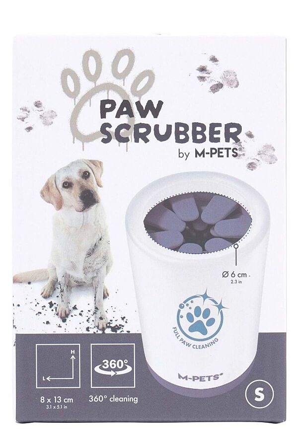 M-Pets Paw Scrubber Pati Temizleme Aparatı (S) Beyaz - 1
