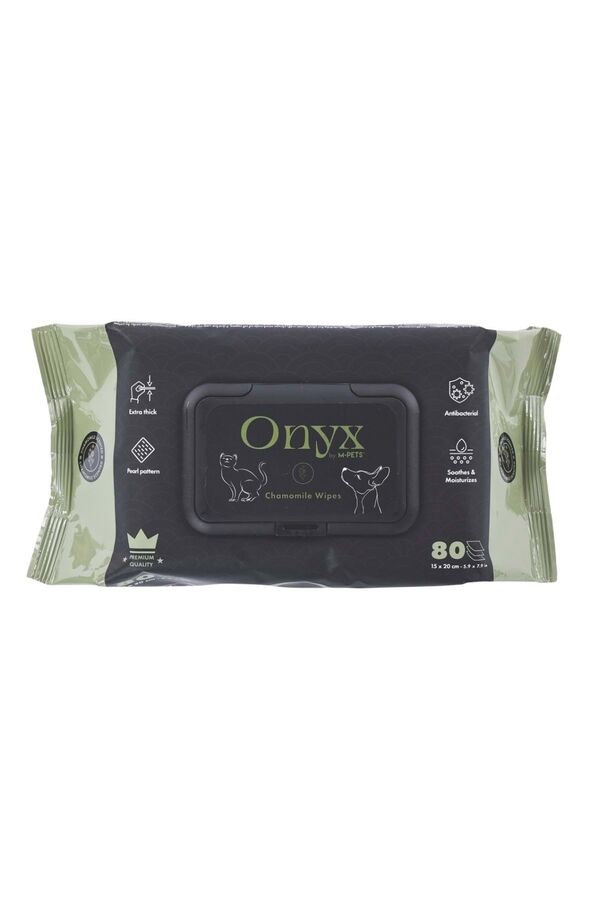 M-Pets Onyx Papatya Kokulu Kedi ve Köpekler İçin Temizleme Mendili 80li