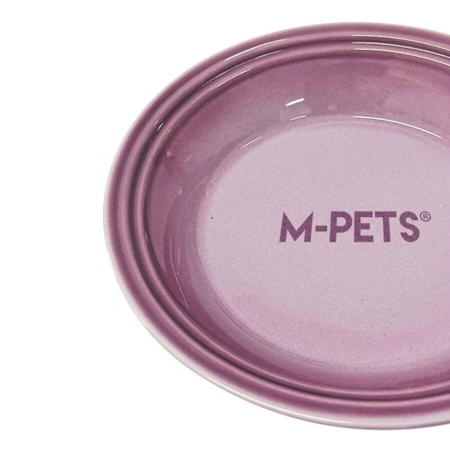 M-Pets Petjoy Flatty Seramik Mama Kabı Pembe 500ml