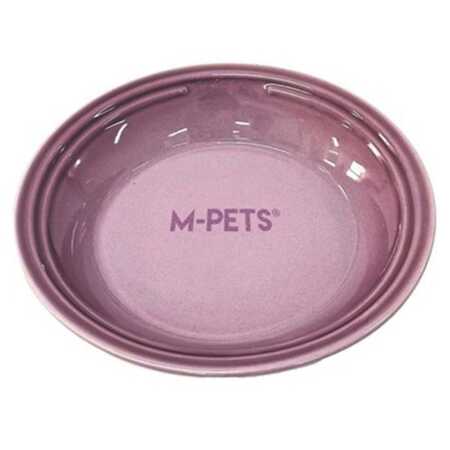 M-PETS - M-Pets Petjoy Flatty Seramik Mama Kabı Pembe 500ml