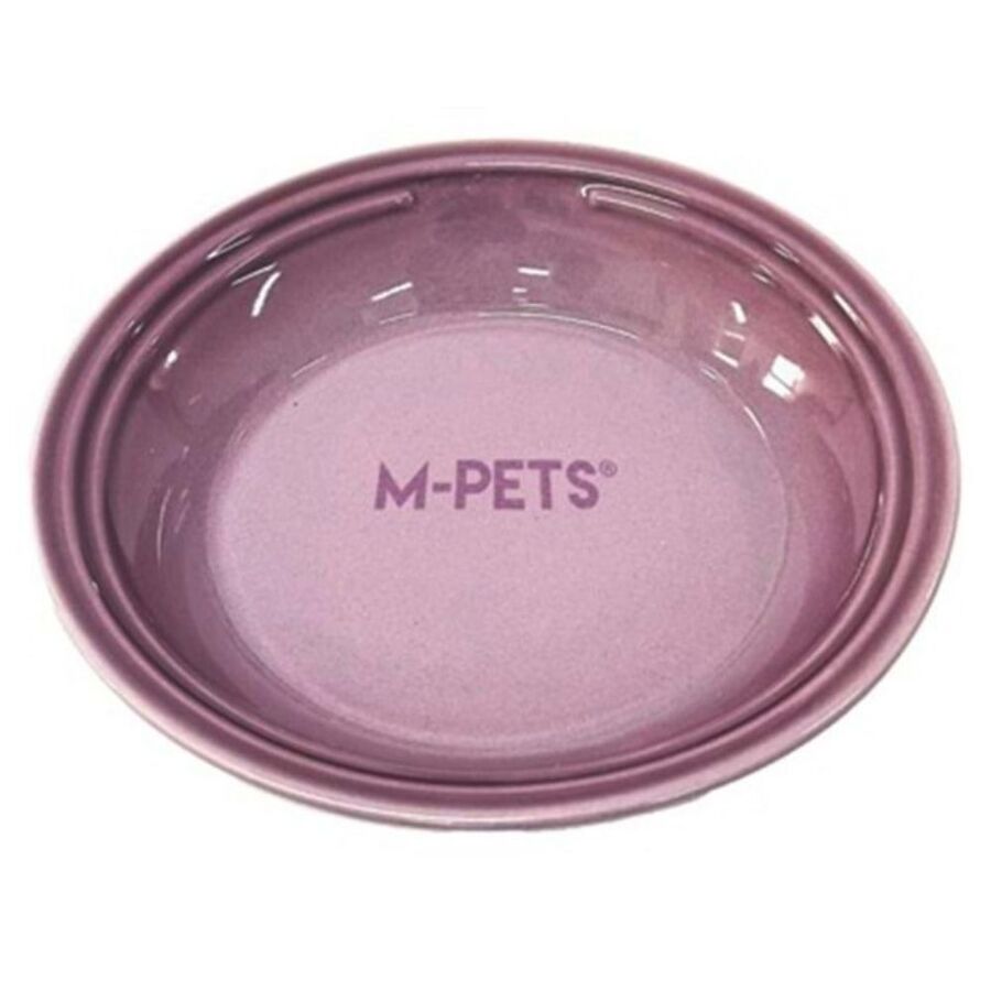 M-Pets Petjoy Flatty Seramik Mama Kabı Pembe 500ml
