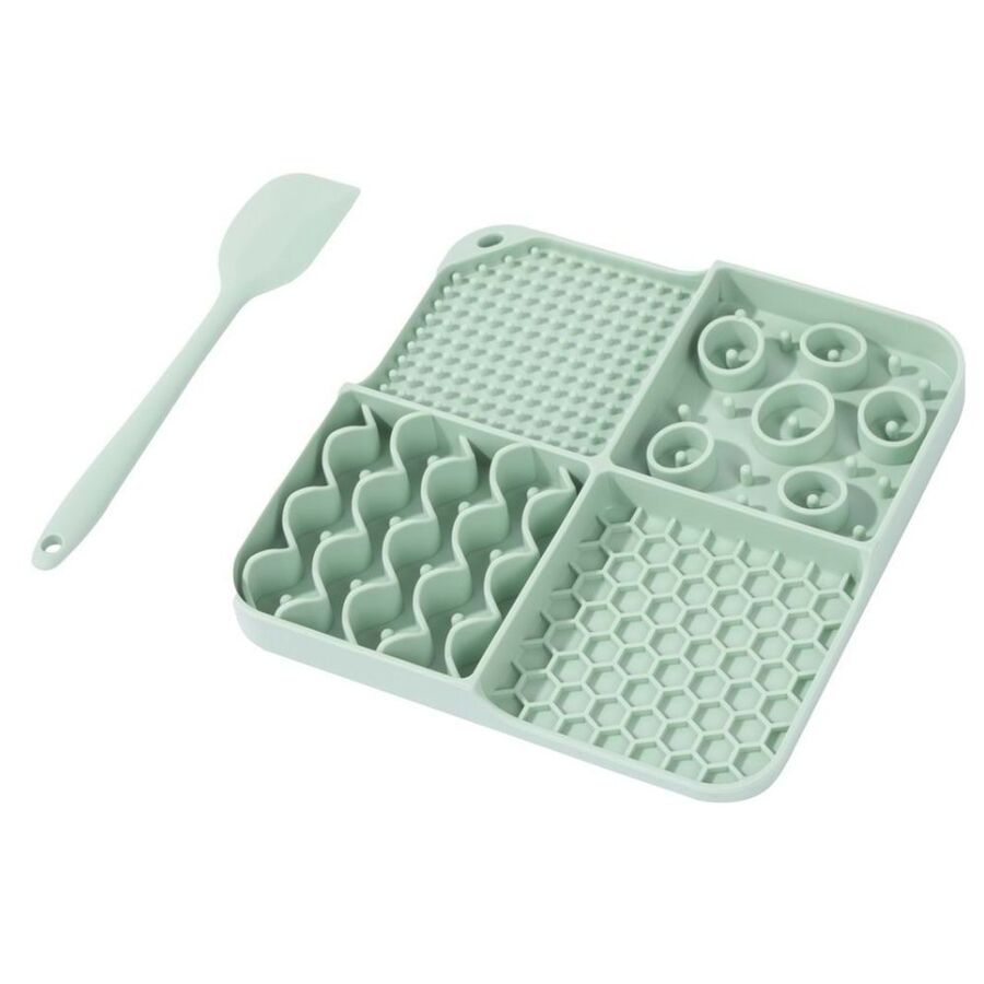 M-Pets Lecca Kedi ve Köpekler İçin Kaşıklı Sıvı Ödül Matı Yeşil M