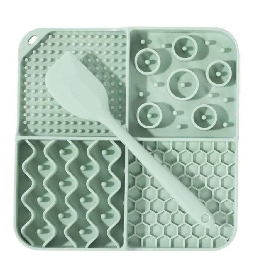 M-Pets Lecca Kedi ve Köpekler İçin Kaşıklı Sıvı Ödül Matı Yeşil M